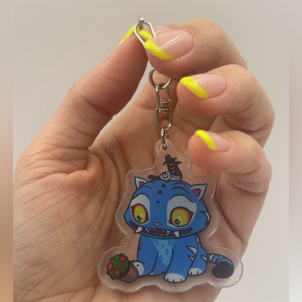 K Pop Demon Hunters Tiger Huntrix Merch Gift Keychain - Picture 4 of 5